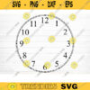 Clock Face Svg File Clock Face Template Vector Printable Clipart Clock Face Cricut Clock Face Silhouette Clock Face Decal Design 272 copy