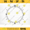 Clock Face Svg File Clock Face Template Vector Printable Clipart Clock Face Cricut Clock Face Silhouette Clock Face Decal Design 393 copy