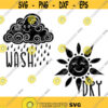 Cloud Washer Sun Dryer SVG Washer Svg Dryer Svg Wash Svg Dry Svg Sun Svg Rain Cloud Svg Washer Dryer Decal Svg Storm Cloud Design 5.jpg