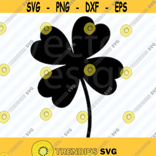 Clover SVG 4 leaf Clover svg Vector Images Clipart Shamrock SVG File For Cricut Eps Clover Png Dxf cnc file clip art St Patrick day svg Design 301