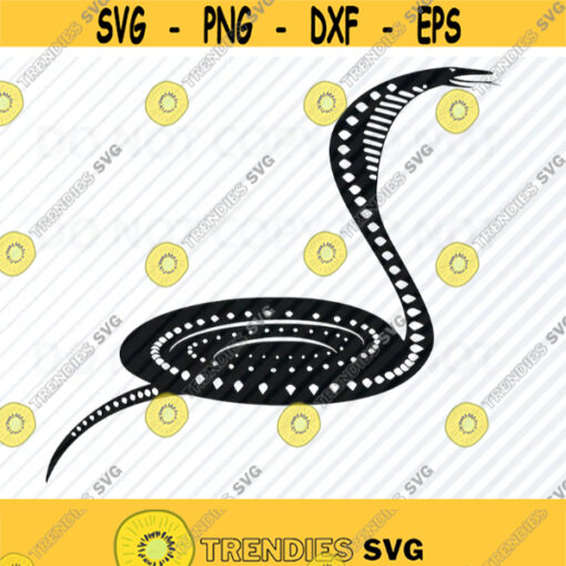 Cobra Snake Vector Images SVG Silhouette Reptile Clipart Snake SVG Image For Cricut Stencil SVG Eps Png Dxf Clip Art Svg files Design 607
