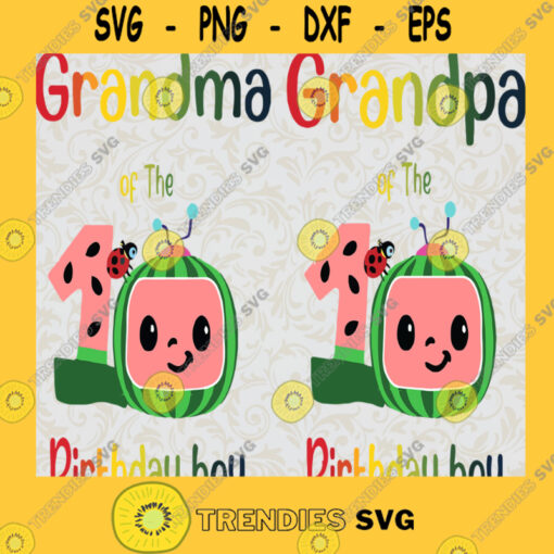 Cocomelon Grandma and Grandpa Of Birthday Boy svg Coco Melon svg Cocomelon Bundle svg Cocomelon Birthday svg Watermelon Birthday