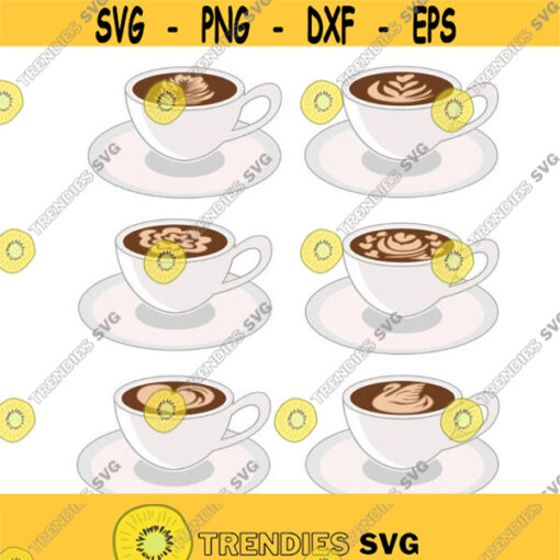 Coffee Latte Java Coco Tree Cuttable Design SVG PNG DXF eps Designs Cameo File Silhouette Design 1925