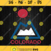 Colorado Mountains Red White And Blue Colorado Svg Png Dxf Eps