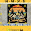 Colorado Tee Retro Vintage Mountains Nature Hiking Camping svg eps dxf png digital Design 86
