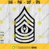 Command Sergeant Major Rank svg png ai eps and dxf files for Auto Decals Printing T shirts CNC Cricut cut files and more Design 245