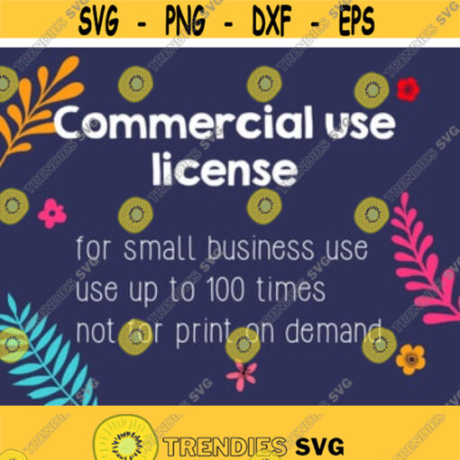 Commercial use svg license Commercial use svg Small business use svg Commercial use Cricut Silhouette files Graphic Licensing Design 146