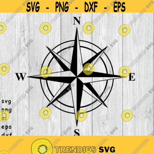 Compass Rose Nautical Compass Compass Star svg png ai eps dxf DIGITAL FILES for Cricut CNC and other cut or print projects Design 97