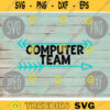 Computer Team svg png jpeg dxf cut file Commercial Use SVG Back to School Teacher Appreciation Faculty Staff Elementary High School 825