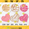 Concha svg pan dulce svg mexican bread png sweet bread svg Design 76