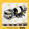 Concrete Mixer truck 2 Digital Downloads Mixer Truck svg Construction Truck svg Truck Driver svg Concrete mixer Stencil Trucker svg copy