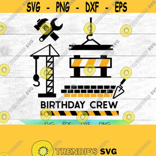 Construction theme birthday party shirt SVG Im digging it Construction crew digging tools loads of fun dirt and trucks SVG Design 90