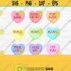 Conversation Heart Svg Bundle Be Mine Svg Valentines Day Svg Candy Hearts Svg Love Svg Valentine Svg Candy Heart Png XOXO Svg Design 453