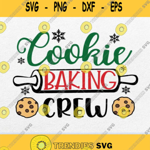 Cookie Baking Crew Svg Png