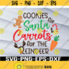 Cookies for Santa Carrots for the Reindeer SVG Christmas plate svg Milk for santa svg Kids christmas svg Svg png eps dxf digital Design 392