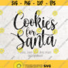 Cookies for Santa SvgChristmas SVG FileDXF Silhouette Vinyl Cameo Cricut Cutting Tshirt Designwinter svgsanta claus svgcookie plate svg Design 459
