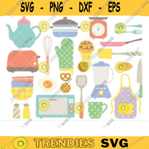 Cooking Tools Clipart Cute Kitchen Items Kitchen Tools Chef Bakery Baking Tools Clipart Clip Art Commercial Use copy