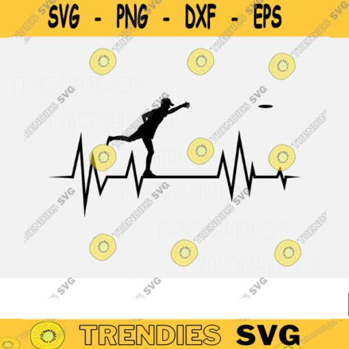 Cool Disc Golf SVG Heartbeat disc golf svg disc golf golf svg disc golf cricut frisbee svg dxf png Design 47 copy