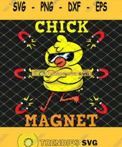 Cool Easter Chick Magnet Svg Png Dxf Eps 1 Svg Cut Files Svg Clipart Silhouette Svg Cricut Svg F