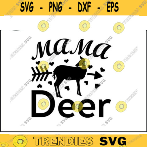 Cool Mama Deer SVG Mothers day Gift deer svg hunter svg hunting svg deer head svg buck svg deer clipart for lovers Design 354 copy