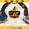 Cool Pumpkin Svg Halloween Svg Boy Pumpkin with Sunglasses Svg Dxf Eps Png Kids Thanksgiving Design Fall Cut Files Silhouette Cricut Design 404 .jpg