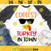 Coolest Turkey in Town Svg Boy Thanksgiving Svg Cute Turkey Svg Turkey Face Svg Funny Turkey Day Shirt Svg Files for Cricut Png Dxf Design 6589.jpg