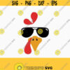 Coolest turkey in the town funny turkey svg Thanksgiving turkey svg Thanksgiving svg turkey svg for Cricut Silhouette svg png dxf Design 48