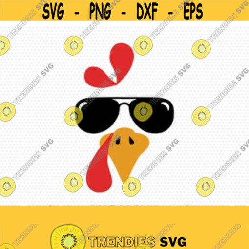 Coolest turkey in the town funny turkey svg Thanksgiving turkey svg Thanksgiving svg turkey svg for Cricut Silhouette svg png dxf Design 48