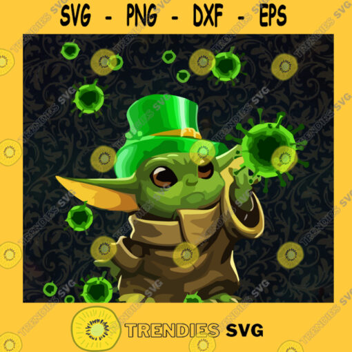 Coronavirus Baby Yoda St. Patricks Day 1