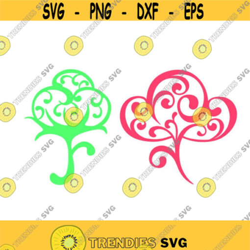Cotton Swirl Southern Cuttable Design SVG PNG DXF eps Designs Cameo File Silhouette Design 1675