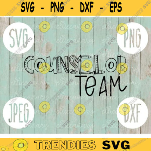 Counselor Squad svg png jpeg dxf cutting file Commercial Use SVG Vinyl Cut File Back to School Teacher Appreciation Faculty 1263