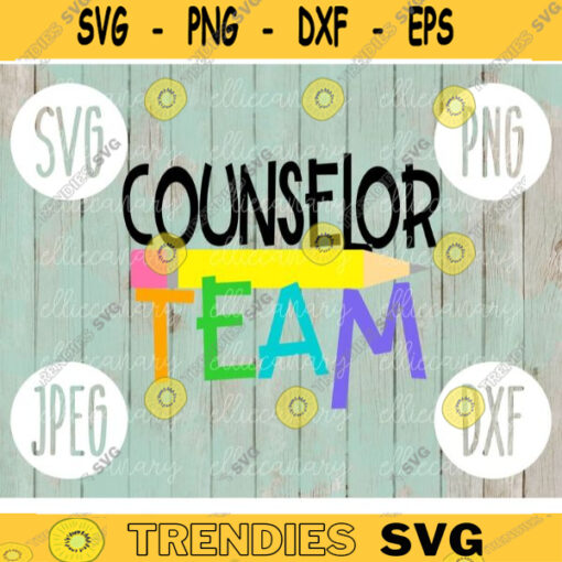 Counselor Squad svg png jpeg dxf cutting file Commercial Use SVG Vinyl Cut File Back to School Teacher Appreciation Faculty 2316