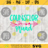 Counselor Squad svg png jpeg dxf cutting file Commercial Use SVG Vinyl Cut File Back to School Teacher Appreciation Faculty 95
