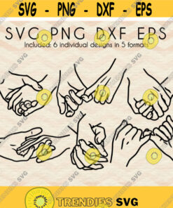 Couple Hands Cut Files I Love you Design Best Friends SVG Hand Holding SVG Digital Download svg dxf png eps studioDesign 41.jpg
