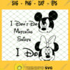 Couple Mickey I Dont Do Matching Shirts SVG PNG DXF EPS 1