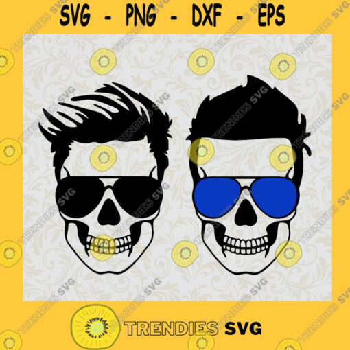 Couple of Dadlife Skull With Glasses SVG Fathers Day Gift for Dad Digital Files Cut Files For Cricut Instant Download Vector Download Print Files