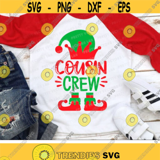 Cousin Crew Svg Christmas Elf svg Cousins Svg Funny Holiday Svg Dxf Eps Png Kids Clipart Family Matching Shirts Svg Cricut Silhouette Design 2787 .jpg