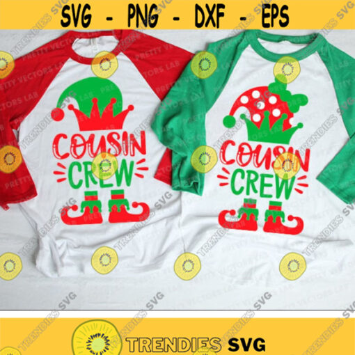 Cousin Crew Svg Christmas Elf svg Cousins Svg Funny Holiday Svg Dxf Eps Png Kids Svg Family Matching Shirts Svg Cricut Silhouette Design 2789 .jpg