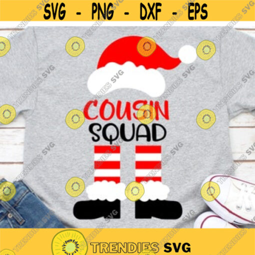 Cousin Squad Svg Christmas Svg Santa Squad Kids Christmas Svg Elf Reindeer Snowman Svg Christmas Shirt Svg for Cricut Png