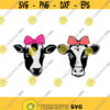 Cow Bandanna animal cuttable Design SVG PNG DXF eps Designs Cameo File Silhouette Design 1527