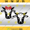 Cow svg heifer svg farm svg farm animal svg cow face svg cow head svg cute cow svg iron on clipart SVG DXF eps png pdf Design 225