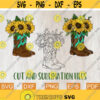 Cowboy Boots Svg Cowboy Boots with Sunflowers Svg Sublimation Design Printable Art Western Svg Cowboy Sublimation Sunflower Png Design 139.jpg