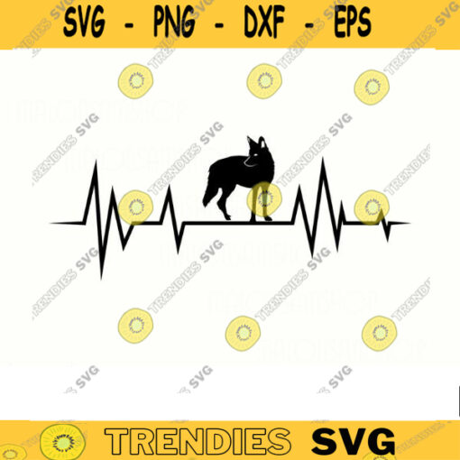 Coyote Hunting SVG Heart beat hunting clipart hunting svg deer hunting svg easter svg hunt svg duck hunting svg for lovers Design 319 copy