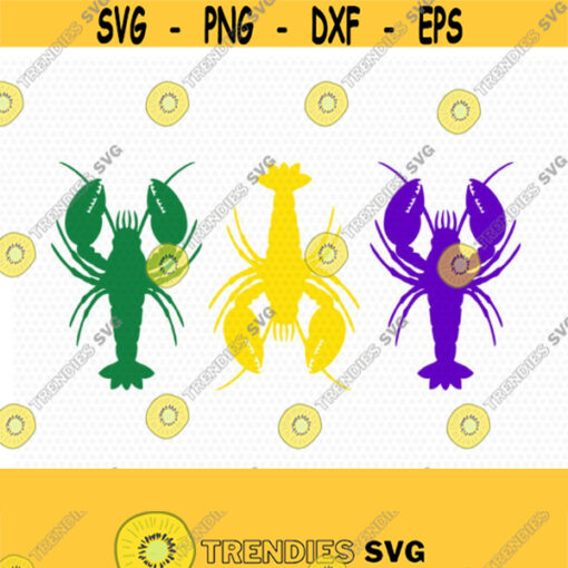 Crawfish svg mardi gras Crawfish svg mardi gras svg CriCut Files svg jpg png dxf Silhouette Design 180