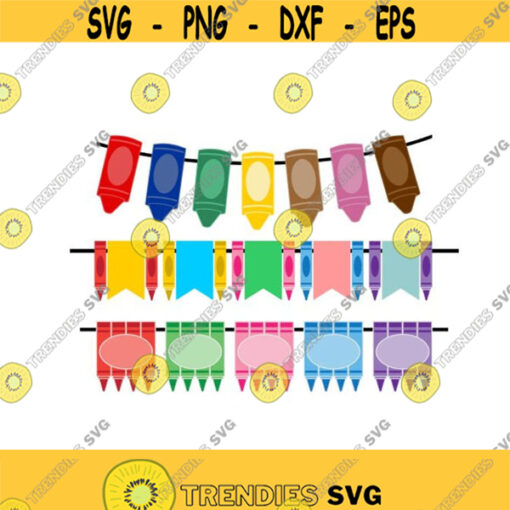 Crayon Banner Pencil School Cuttable Reading Design SVG PNG DXF eps Designs Cameo File Silhouette Design 383