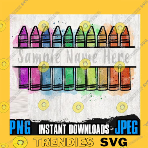 Crayons PNG Watercolor PNG Watercolor Crayons PNG Files Printable Files For Sublimation Watercolor Clipart Crayon Clipart Crayon Shirt copy