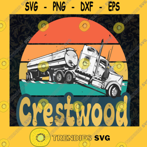 Crestwood Kentucky KY Tourism Semi Stuck on Railroad Tracks Vintage Retro SVG Idea for Perfect Gift Gift for Everyone Digital Files Cut Files For Cricut Instant Download Vector Download Print Files