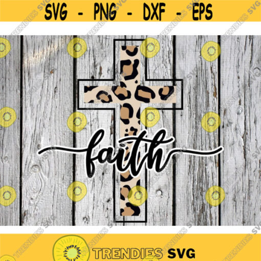 Cross Sublimation png Digital Download Leopard png Faith PNG Faith png file Leopard png Cheetah png Bible leopard cross png Design 297 .jpg