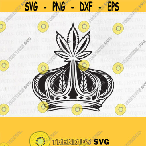Crown Marijuana Svg Marijuana King Crown Svg Weed Leaf Svg Blunt Joint Svg Cannabis Svg Cutting FilesDesign 835