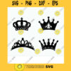 Crowns Svg. Svg Princess Prince King Queen Cut Files. rown Silhouette Cricut Files. Crowns clip art digital download vector files